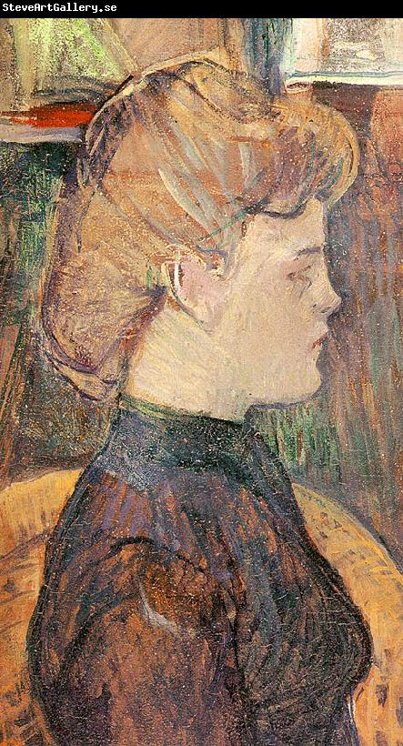  Henri  Toulouse-Lautrec The Painter's Model : Helene Vary in the Studio